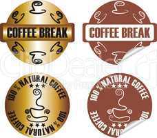 coffee stamp set