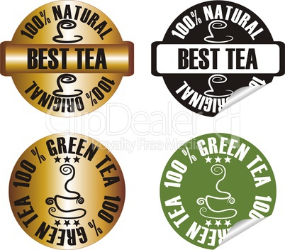 tea stamp set