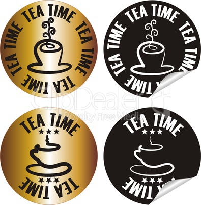 tea time stamp set