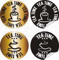 tea time stamp set