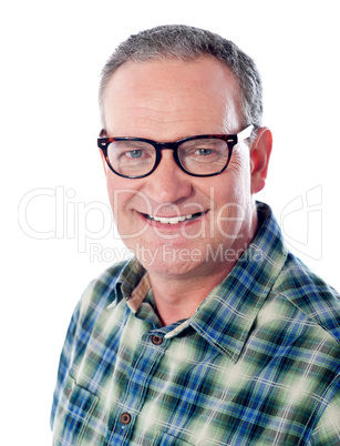 Smiling handsome man portrait