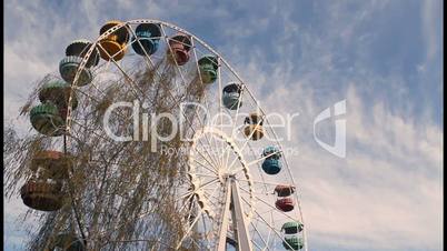 Ferris wheel timelapse