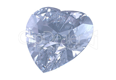 Heart shaped diamomd