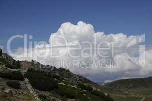Wolke in den Sarntaler Alpen