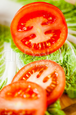 cut tomatoes