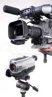 two camcorders