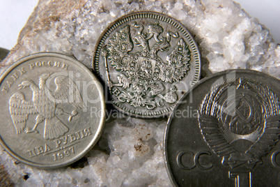 russian and USSR coins