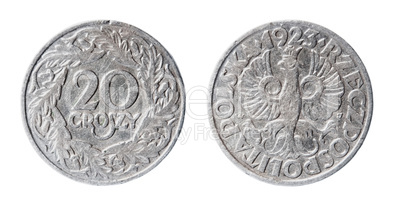 obsolete polish coin