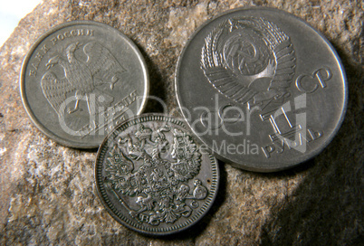 russian and USSR coins