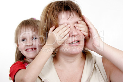 mother and daughter