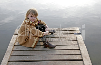 girl on the pier