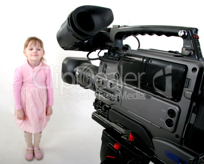 hd-camcorder shoot a girl