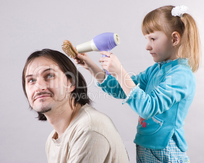 young hairdresser