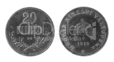 old hungarian coin