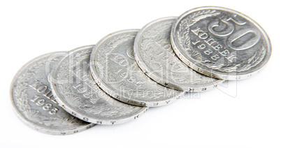 the USSR nickel coins