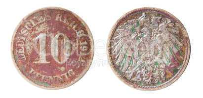 old german coin