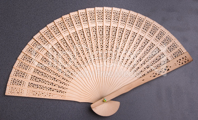 wooden fan