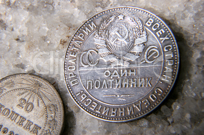 silver USSR coins
