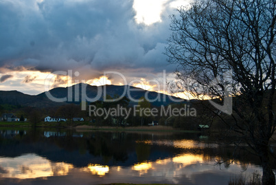 Sunset at Loch Ard