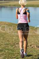 Fitness Female Running Outdoors