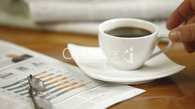 Morning Business News With Coffee