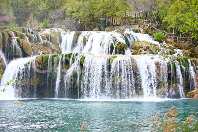 Waterfall on Krka river