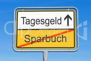 Sparbuch und Tagesgeld