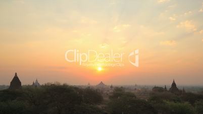 Bagan sunrise timelapse