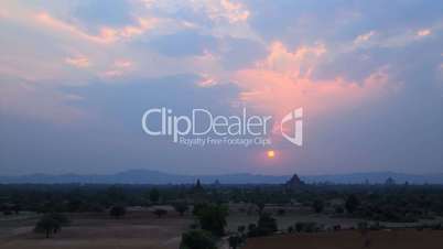 Bagan sunset timelapse
