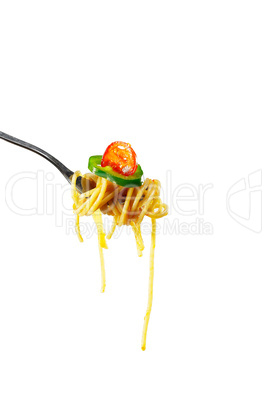 spicy italian pasta tomato and chili peppers sauce