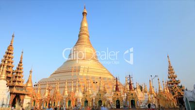 Shwedagon Pagoda timelapse