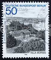 Postage stamp Germany 1982 Villa Borsig, Lake Tegel, Berlin
