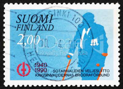 Postage stamp Finland 1990 War Veteran