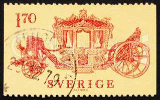 Postage stamp Sweden 1978 Coronation Coach, 1699