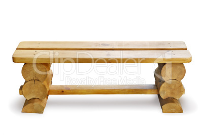 wooden bench