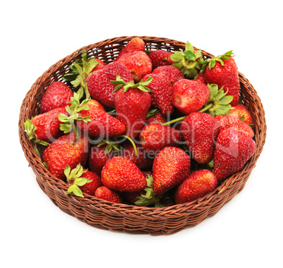 strawberry in lug-box
