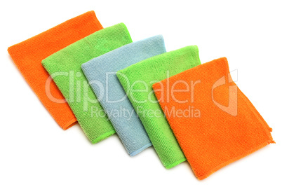 Colorful cloths microfiber