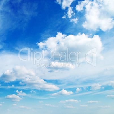 white fluffy clouds