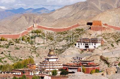 Ancient lamasery in Tibet
