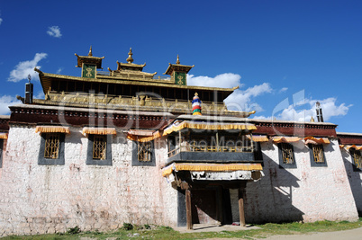 Historic lamasery in Tibet