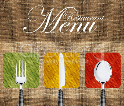 Restaurant menu