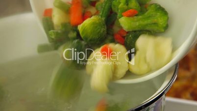 Vegetables In A Pot
