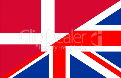 uk denmark flag