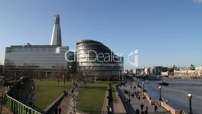 London city hall and The Shard