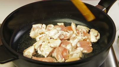 Frying Chicken Breast