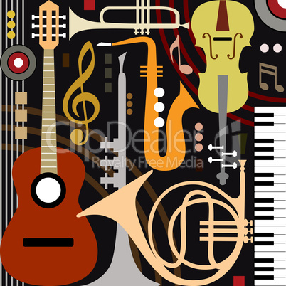 Abstract musical instruments