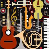 Abstract musical instruments