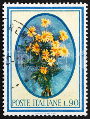 Postage stamp Italy 1966 Daisies, Bellis Perennis, Flowering Pla