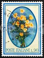 Postage stamp Italy 1966 Daisies, Bellis Perennis, Flowering Pla