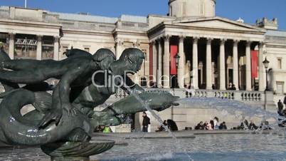 Fountain in Trafalgar Square